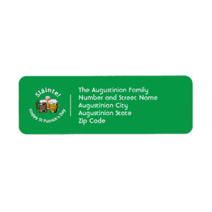 Sláinte! ST. PATRICK'S DAY Cartoon Biere kehren zu