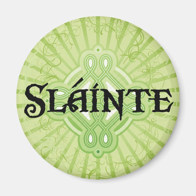 Slainte St. Patrick's Day Magnet (Vorne)