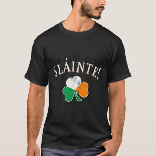 Slainte Toast Irland Flagge Shamrock St. Patricks T-Shirt