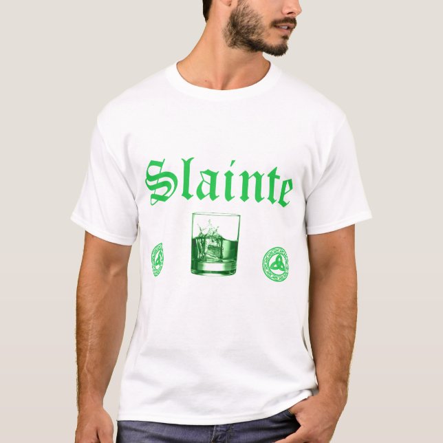 Slainte zum St. Patrick's Day T-Shirt (Vorderseite)
