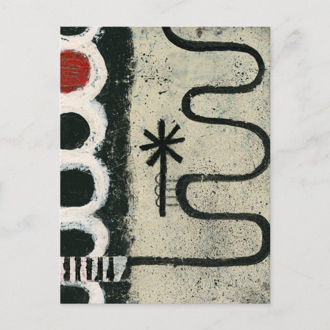 Slalom Postcard Postkarte (Vorderseite)