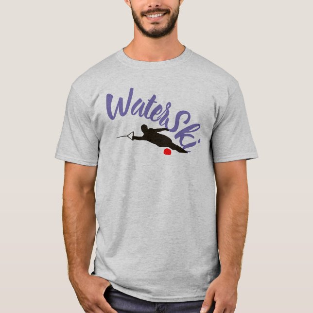 Slalom-Wasser-Ski-T - Shirt (Vorderseite)