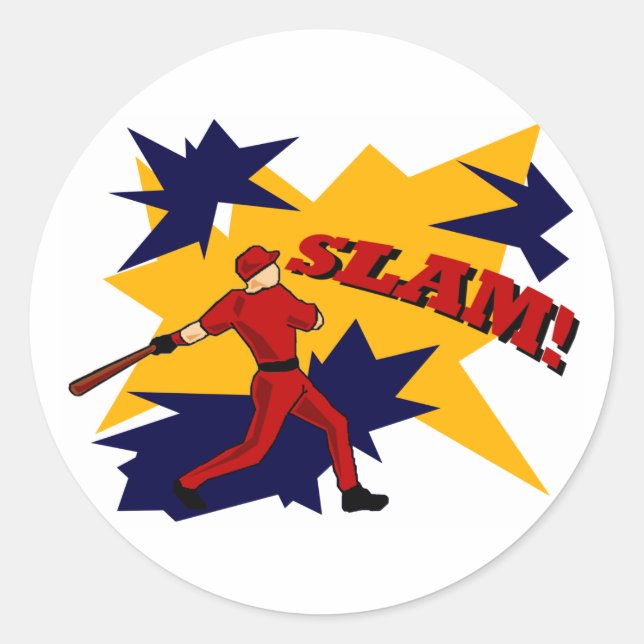 SLAM! BASEBALL STICKER (Vorderseite)