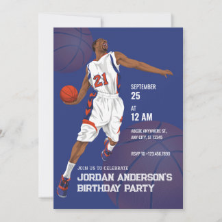 Slam dunk Basketball Geburtstag Einladung