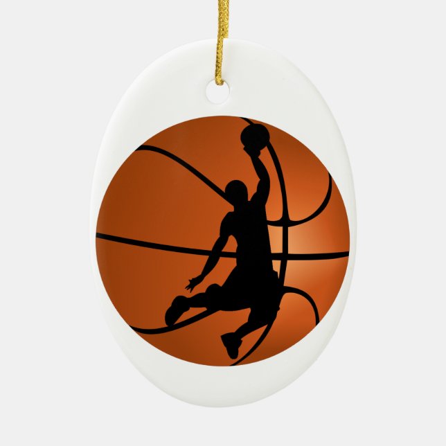 Slam Dunk Basketball Player Keramikornament (Vorne)