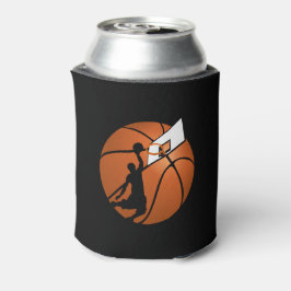 Slam Dunk Basketball Player mit Hoop on Ball Dosenkühler