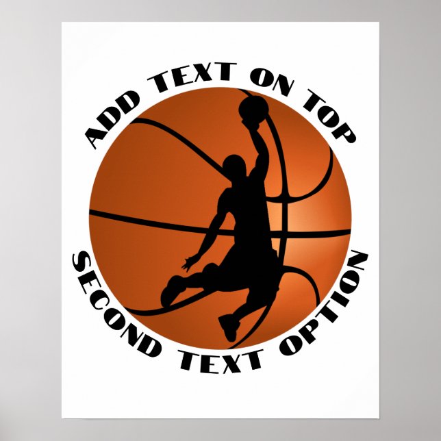 Slam Dunk Basketball Player Poster (Vorne)