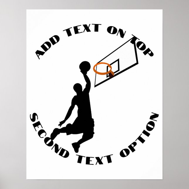 Slam Dunk Basketball Player Sports Poster (Vorne)