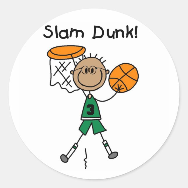 Slam Dunk Basketball Stickers (Vorderseite)