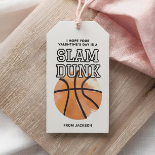 Slam Dunk Basketball Valentinstag Geschenkanhänger