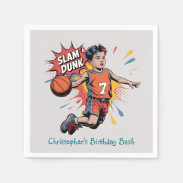 Slam Dunk Boy Birthday Bash Serviette
