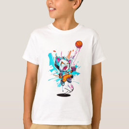 "Slam Dunk Cat" T-Shirt