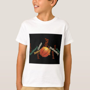 Slam Dunk des Wortschatzes: Basketball-Spiel der C T-Shirt