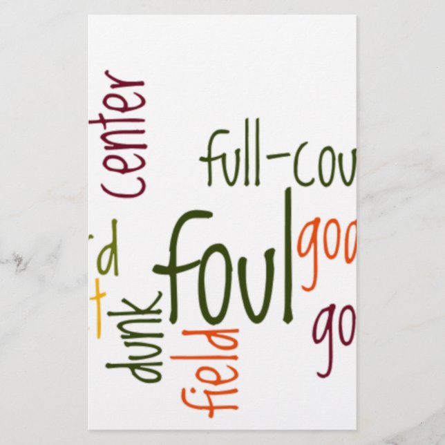 Slam Dunk Dreams: Basketball - Spiel der Champions Briefpapier (Vorderseite)