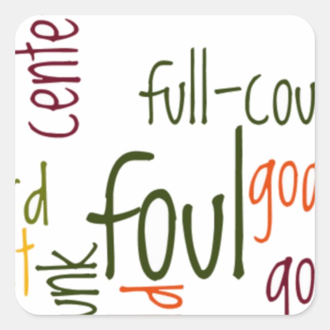 Slam Dunk Dreams: Basketball - Spiel der Champions Quadratischer Aufkleber (Vorderseite)