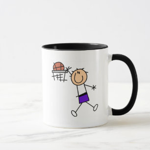 Slam Dunk Lila Basketball T-Shirts und Geschenke Tasse