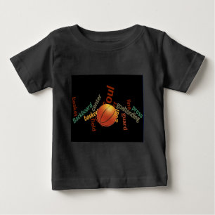 Slam Dunk of Vocabulary: Basketball Spiel der Cham Baby T-shirt