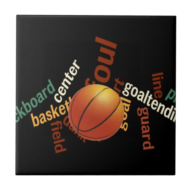 Slam Dunk of Vocabulary: Basketball Spiel der Cham Fliese (Vorderseite)