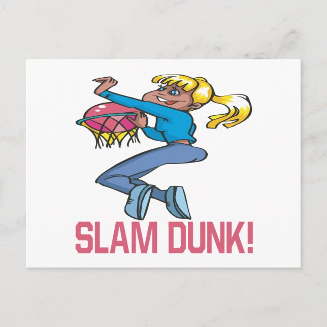 Slam Dunk Postkarte (Vorderseite)