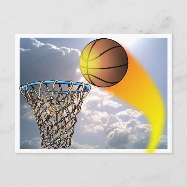 Slam-Dunk Postkarte (Vorderseite)