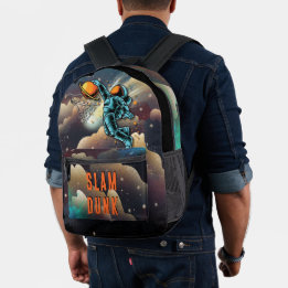 Slam Dunk Space Basketball Backpack Bedruckter Rucksack