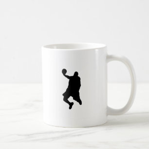 Slam Dunk Spieler Silhouette Tasse