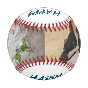 Slam Dunk Vater: Personalisiertes Foto des Vaters Baseball