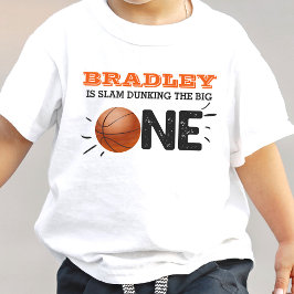 Slam Dunkelheit des Großen | Basketball 1. Geburts Baby T-shirt