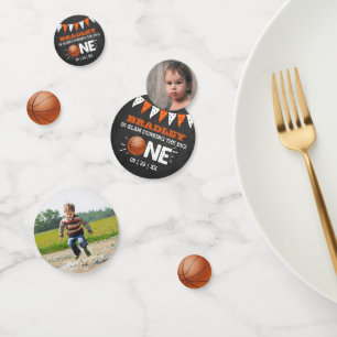 Slam Dunkelheit des Großen Basketball 1. Geburts Konfetti