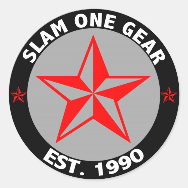 SLAM ONE GAR STICKER (Vorderseite)