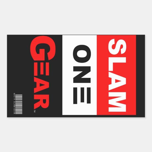 SLAM ONE GAR STICKER (Vorderseite)