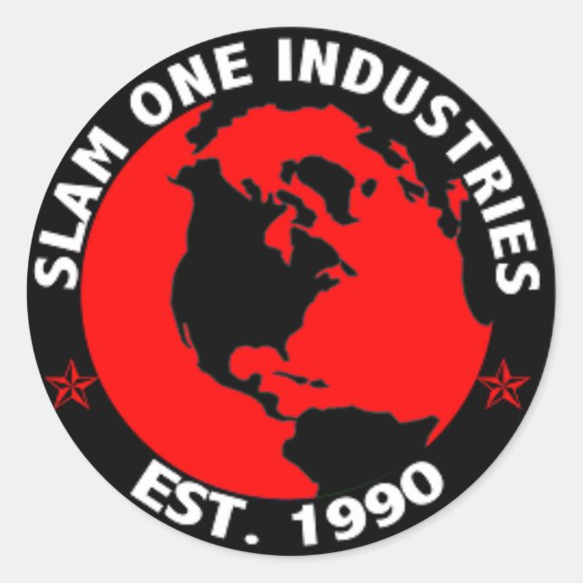 SLAM ONE INDUSTRIE STICKER (Vorderseite)