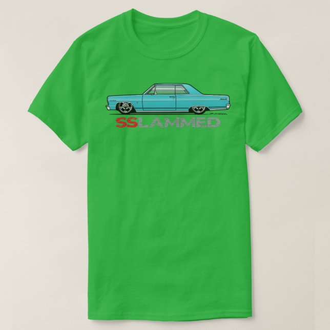 Slammedaqua blau T-Shirt (Design vorne)