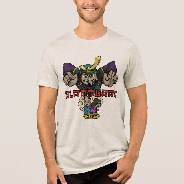 Slammurai Tri-Blend Shirt (Vorderseite)