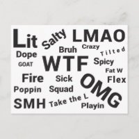 Slang Redewendungen und Teen Talk von 2019