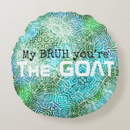 Slang-Teenagerzimmer Rundes Kissen