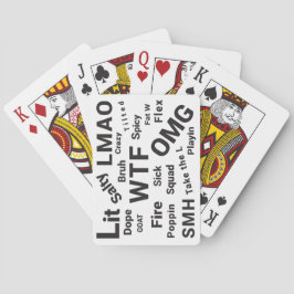 Slang und Teen Talk von 2019 Spielkarten