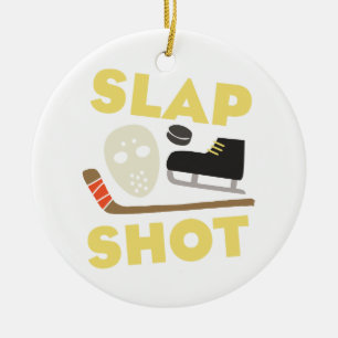 Slap-Shot Keramik Ornament