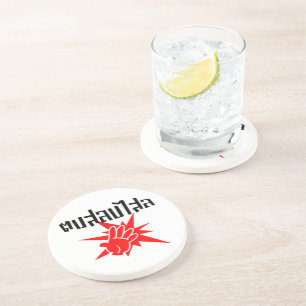 Slap You Alberne Ō Dop Salop Salai in Thai Script  Getränkeuntersetzer