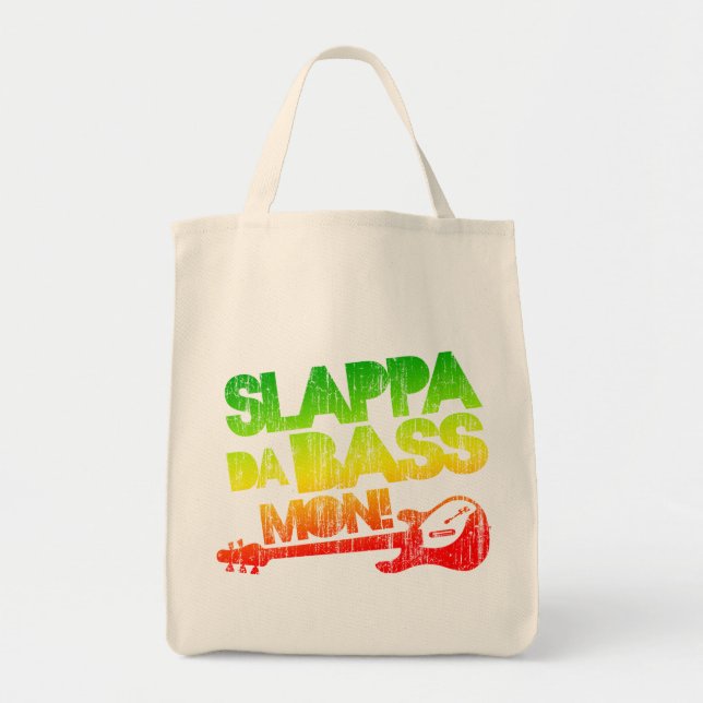 Slappa DA Baß Montag! Tragetasche (Vorne)