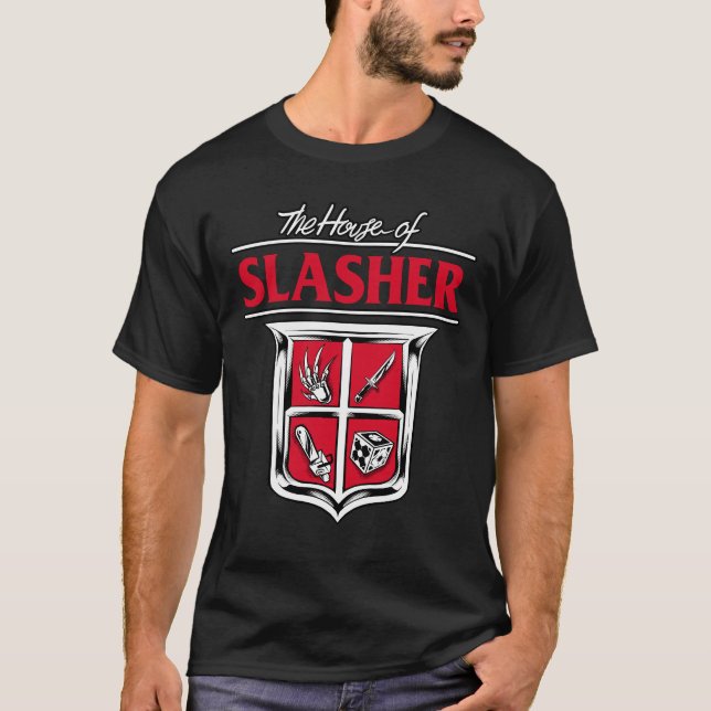 Slasherhaus T-Shirt (Vorderseite)