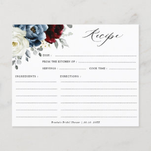 Slate Blue Burgundy Elfenbein Brautparty Rezept