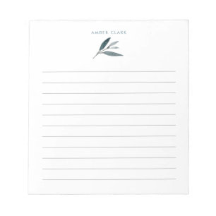 Slate Botanicals Themed   Linde Notizblock