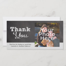 Slate Chalkboard look Wedding Danke