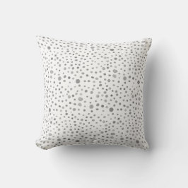 Slate Confetti Wasserfarbe Dots Throw Kissen
