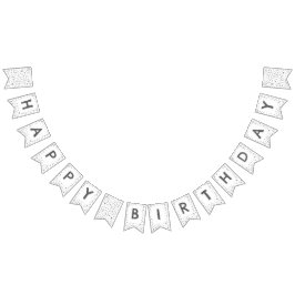 Slate Confetti Wasserfarbe Punkte Jagdflagge Wimpelkette