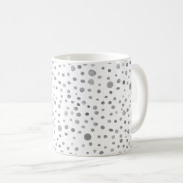 Slate Confetti Wasserfarbe Punkte Klassische Tasse