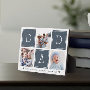 Slate DAD Custom Kids Photo Collage Fotoplatte