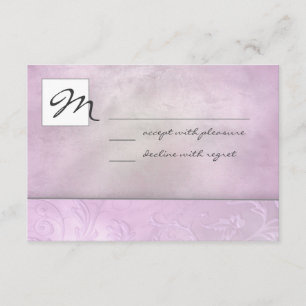 Slate Floral UAWG RSVP Karte