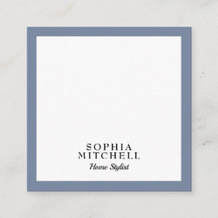 Slate Gran Square Business Cards Quadratische Visitenkarte